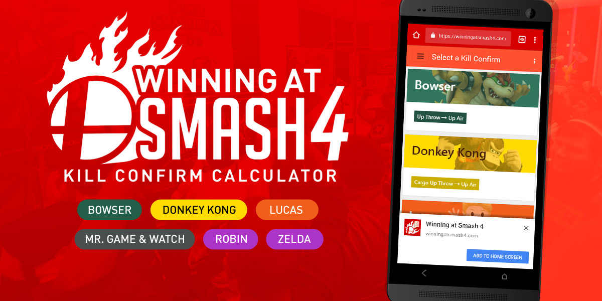 Winning at Smash 4 Kill Confirm Calculator